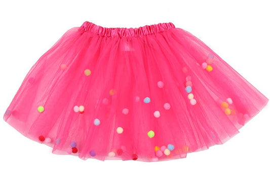 Hot Pink Pom Pom Tutu