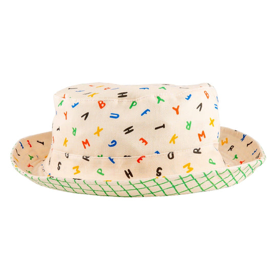 Reversible Bucket Hat Alphabet Soup