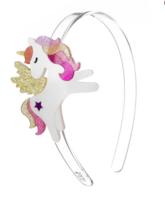 Headband - Unicorn - Pastel Glitter