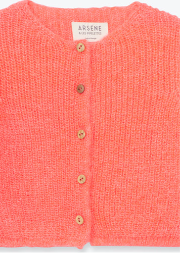Cardigan - Rose Flou