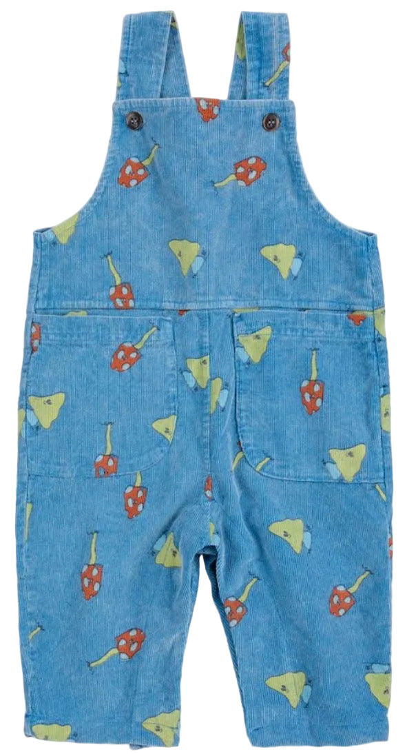 Mush Monster Duo All Over Corduroy Overalls