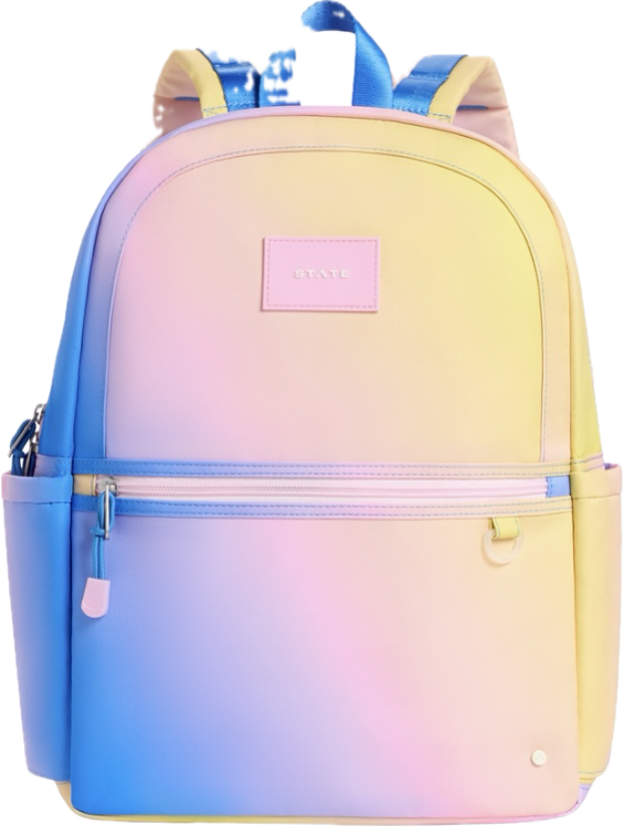 Backpack - Kane Kids - Blue/Pink/Yellow Gradient