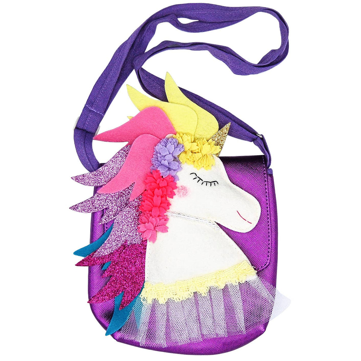Sunshine Unicorn Bag- Pretty Purple
