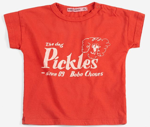 Pickles The Dog Tee Shirt - Red