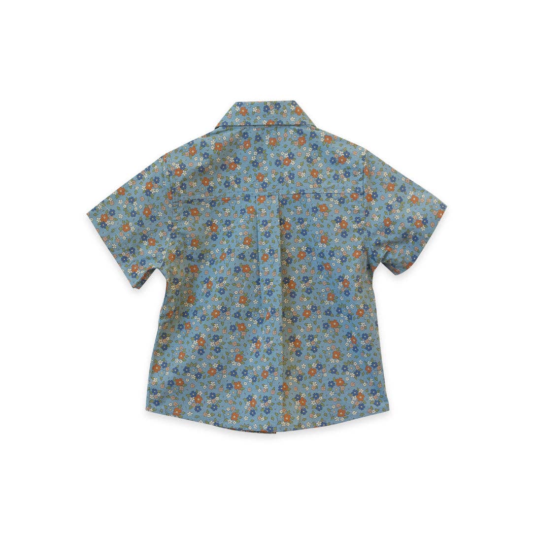 SS Collar Shirt - Cottage Floral