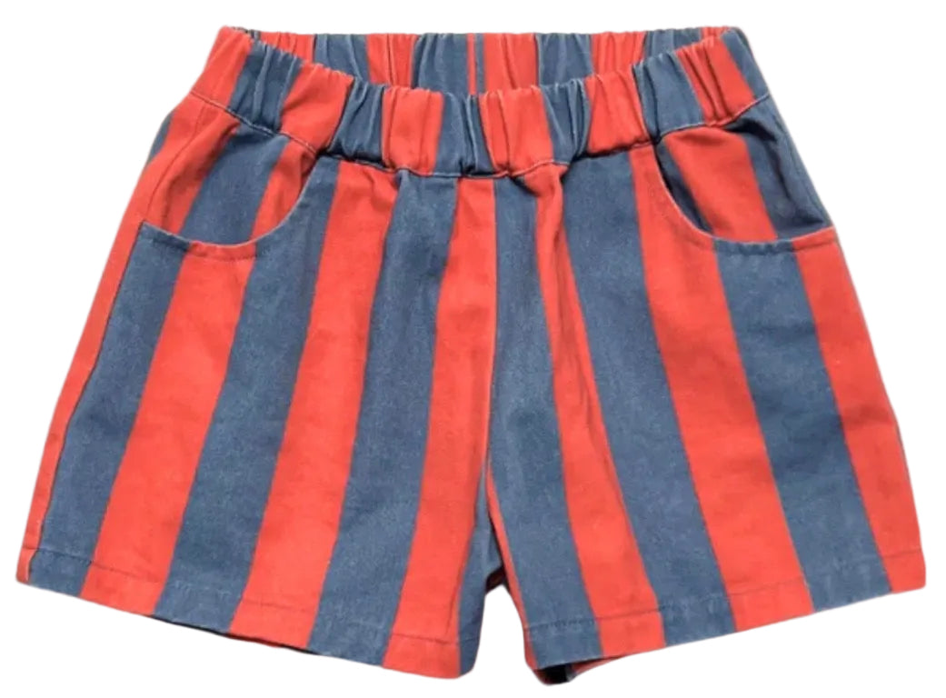 Stripe Twill Shorts