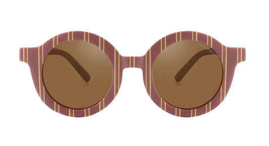 Original Round | Bendable & Polarized Sunglasses - Vintage Stripes