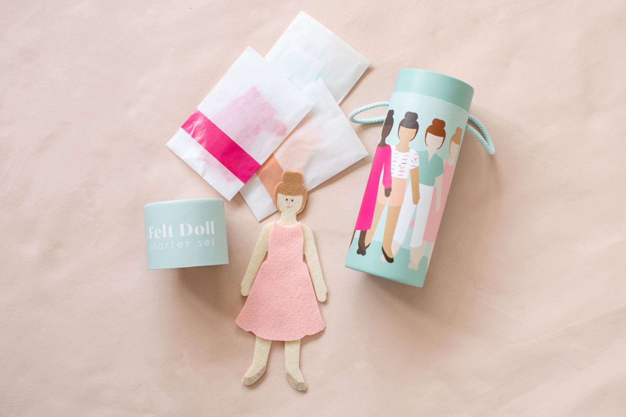 Felt Doll - Starter Girl in Honey