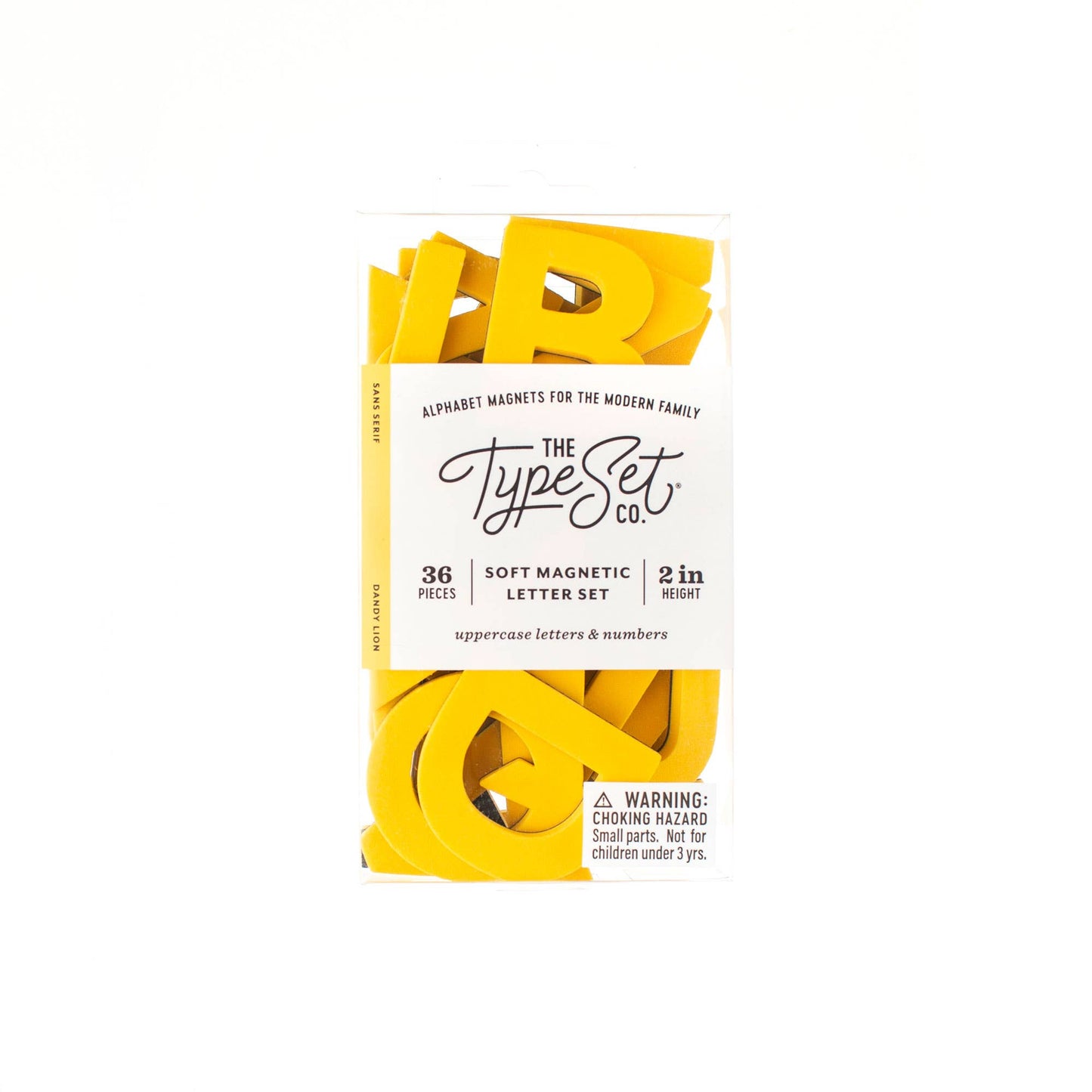 Magnetic Letters Yellow