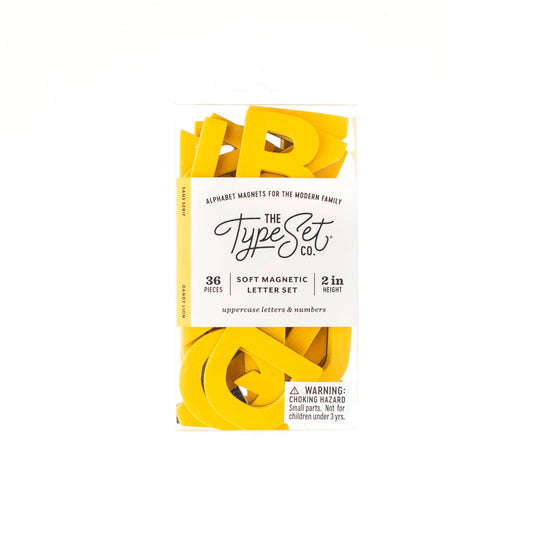 Magnetic Letters Yellow