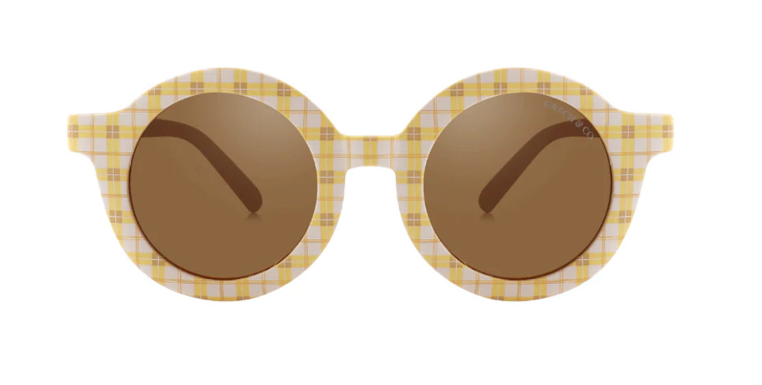 Original Round | Bendable & Polarized Sunglasses - Buckwheat Plaid