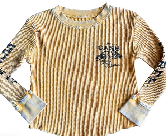 Johnny Cash LS Thermal Tee