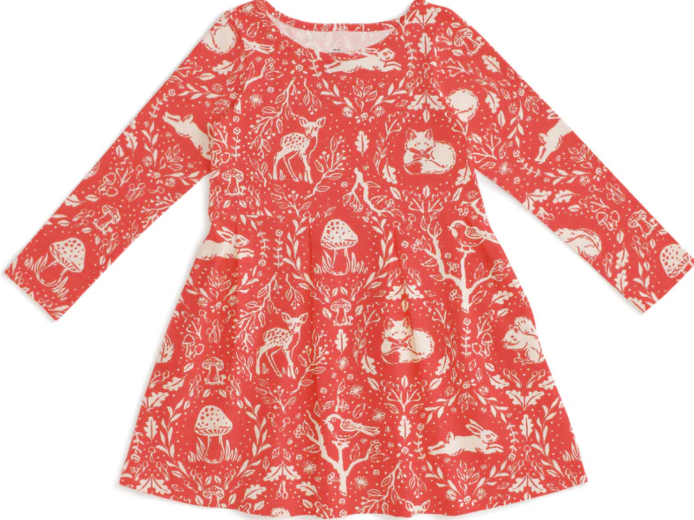 Madison Dress - Red Animal Tapestry