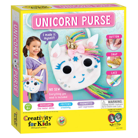 Make a No-Sew Unicorn Purse DIY Craft Kit for Kids