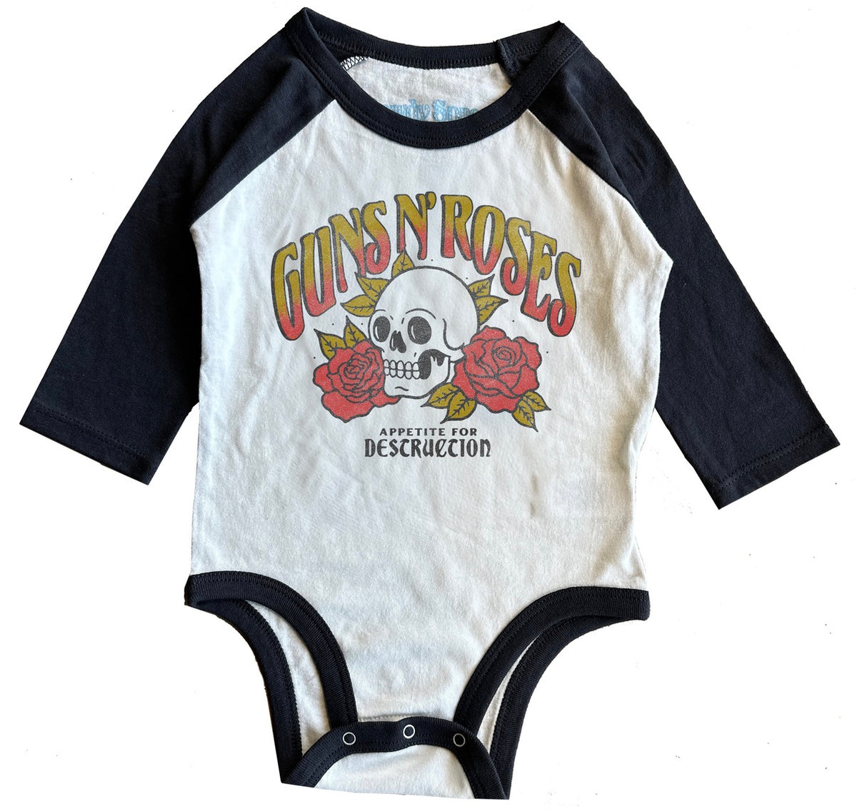 Guns N’ Roses Appetite Raglan LS Onesie