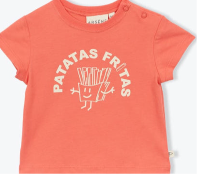 Bebe Patatas Fritas Shirt - Rouge