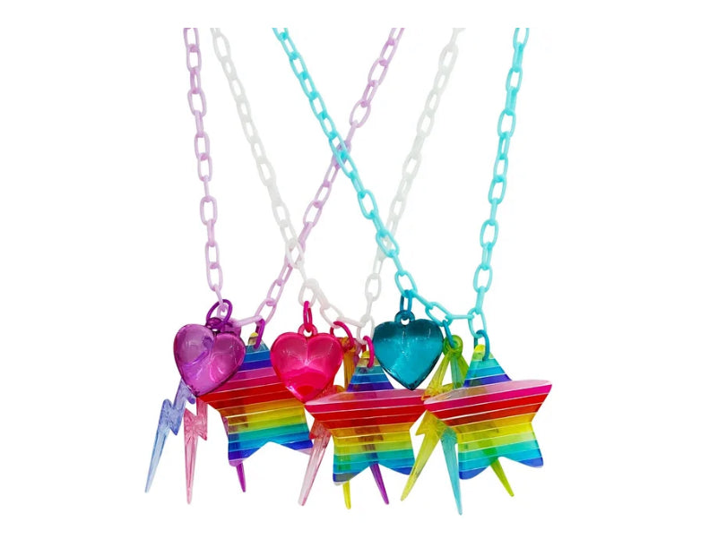 Necklace - Pastel Star on Link Chain