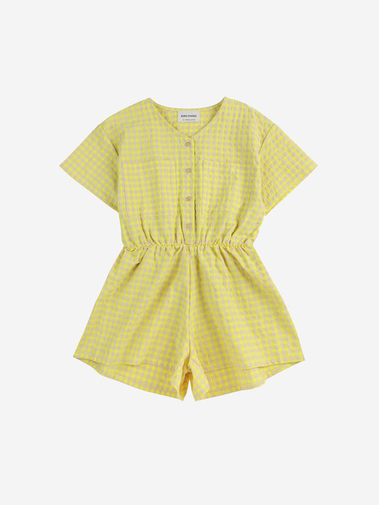 Vichy Woven Playsuit Romper