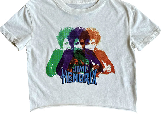 Jimi Hendrix Cropped T-Shirt