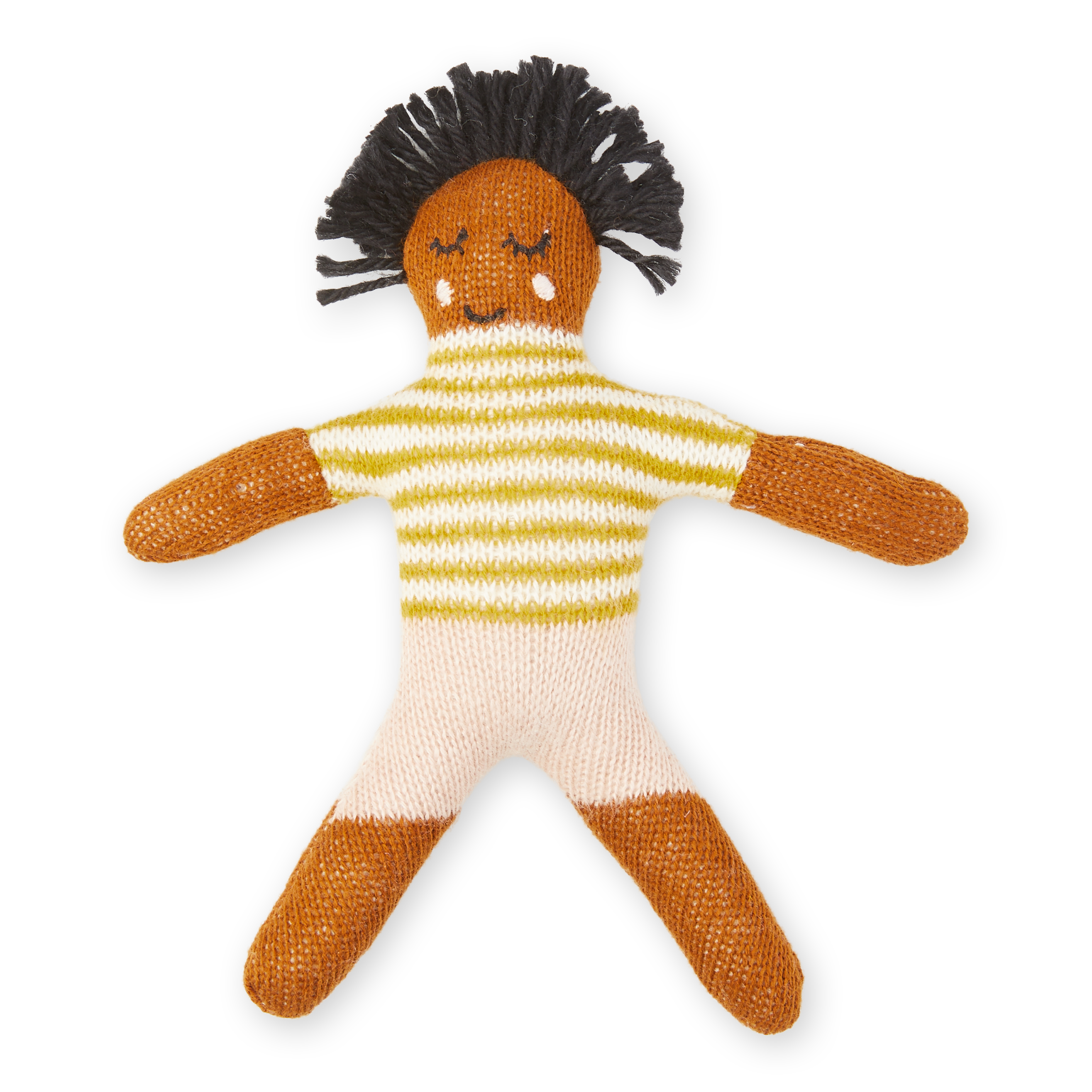 Cotton Knit Mini Rattles: Buddies