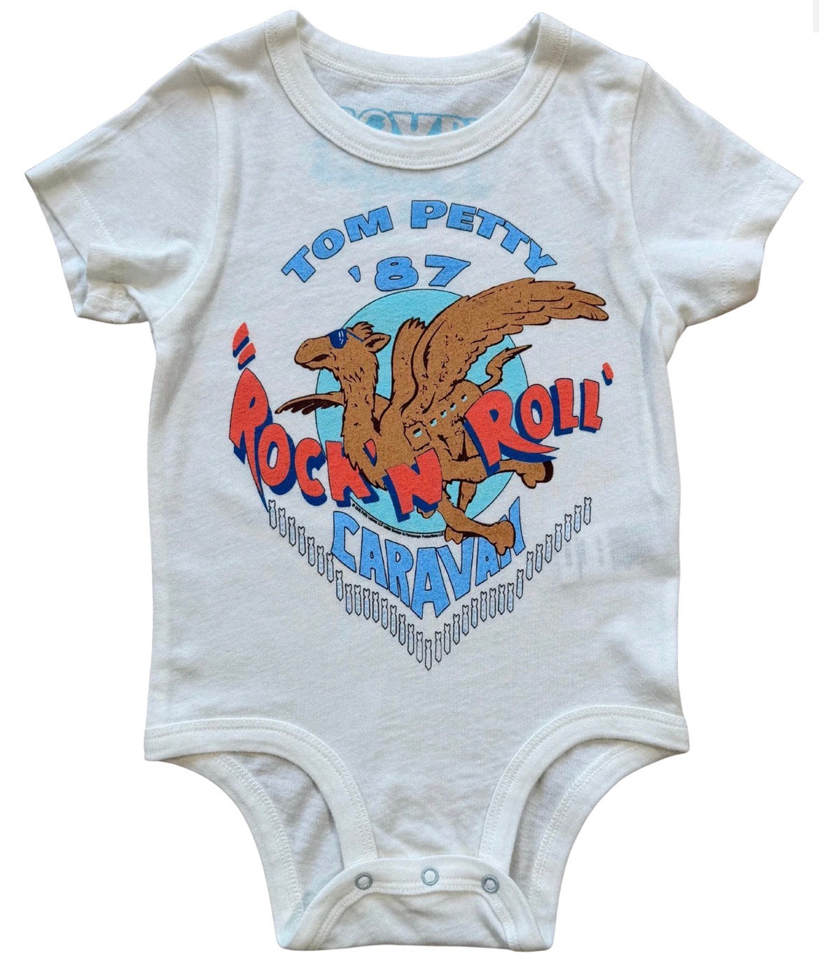 Tom Petty Rock N’ Roll Caravan Onesie - White