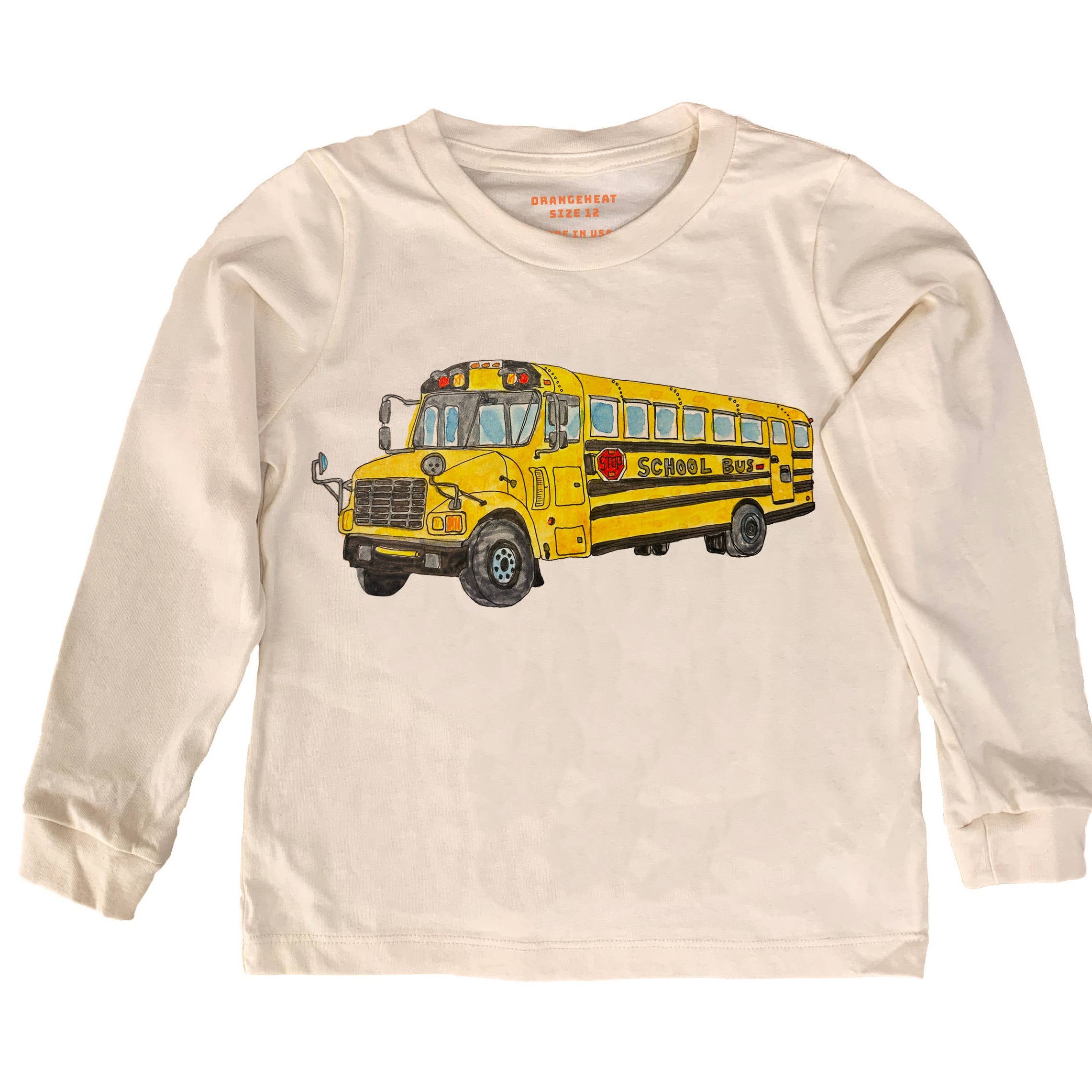 School Bus - Organic Tee/LONG SLEEVE