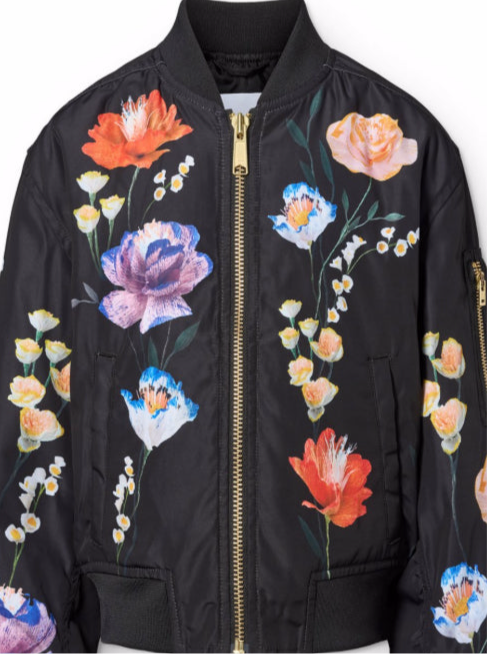 Hedia Bomber Jacket - Paper Flora