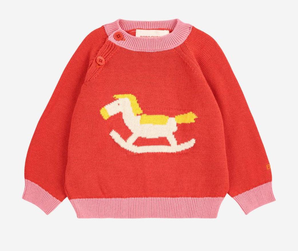 Rocking Horese Knitted Footed Leggings