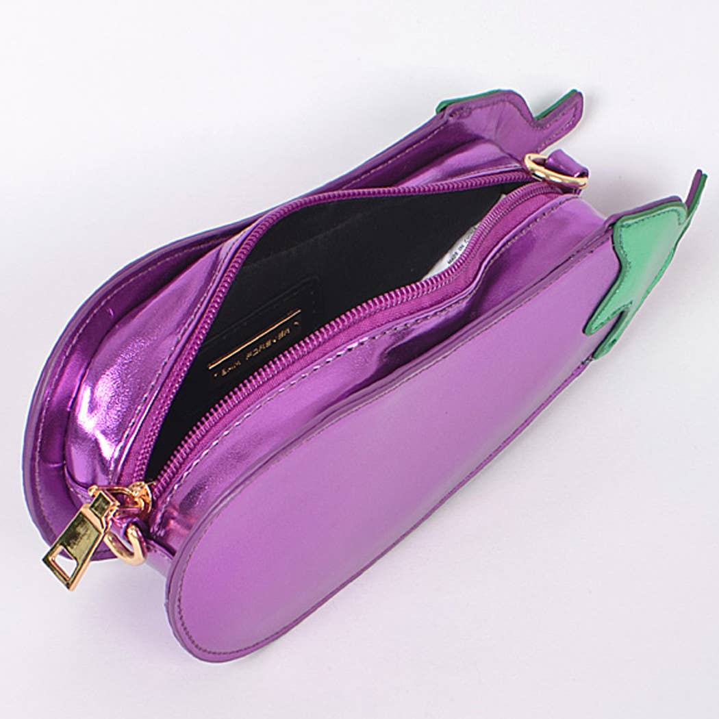 Eggplant Shape Fun Clutch