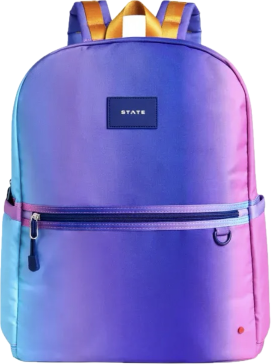 Backpack - Kane Double Pocket - Blue Pink Gradient