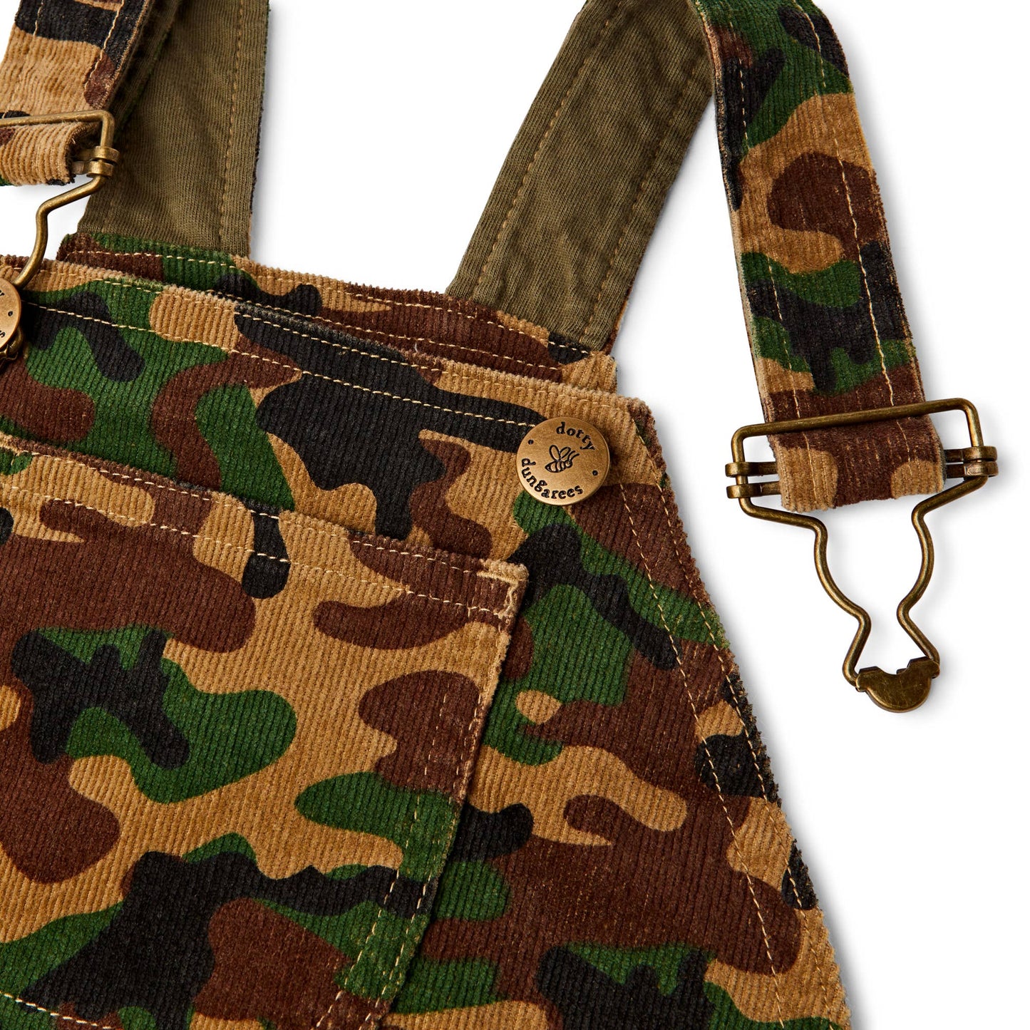 Camouflage Corduroy Dungarees