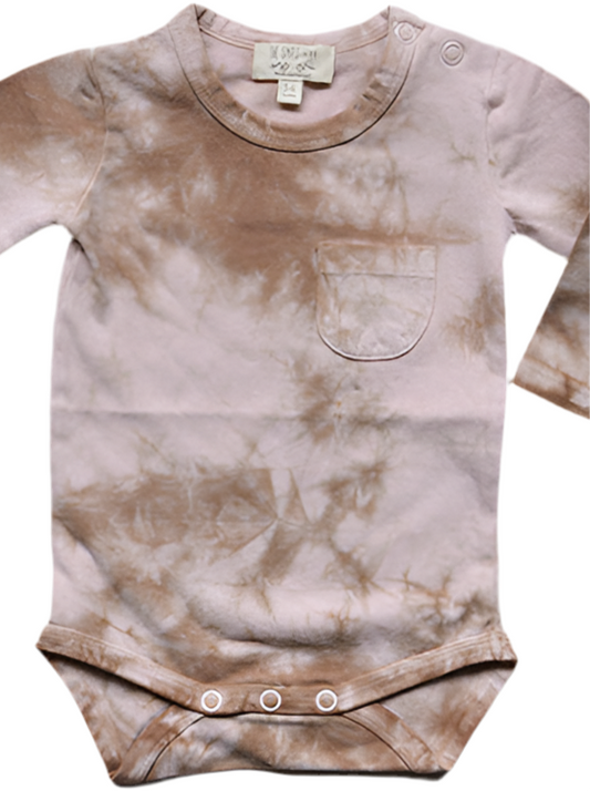 The Tie Dye Onesie - Blush