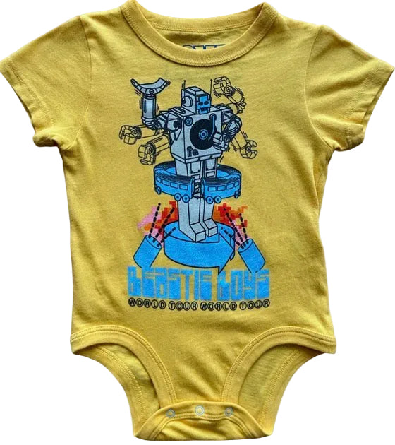 Beastie Boys Robot SS Onesie