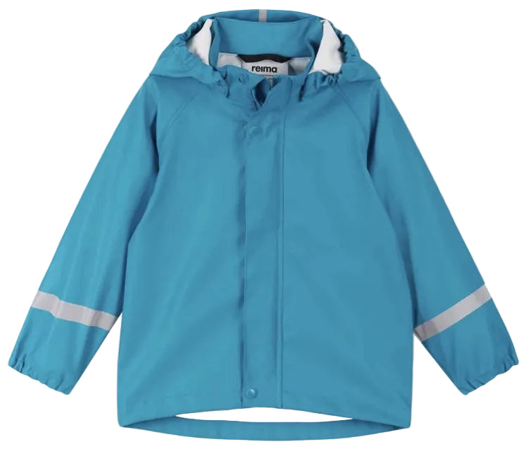 Lampi - Waterproof Rubber Rain Jacket - Aquatic Blue