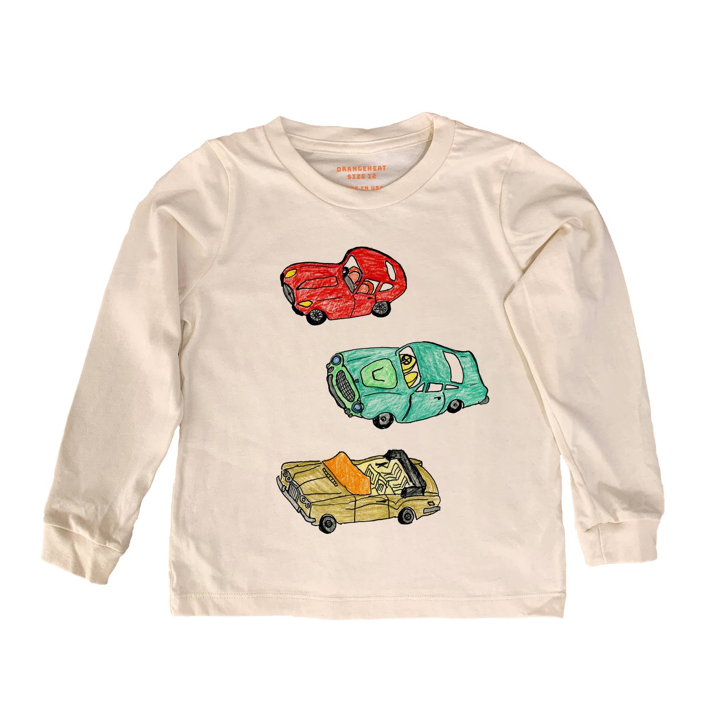 3 Cars - Kids Organic Tee