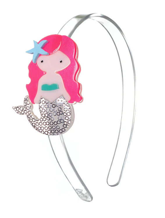 Headband - Mermaid - Neon Pink