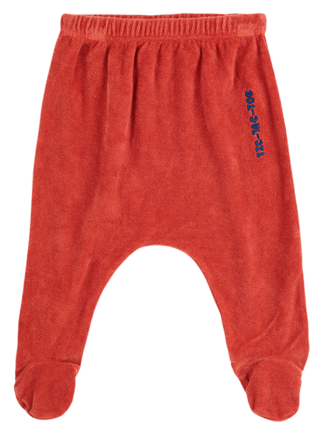 Tic Tac Toe Footed Leggings - Red