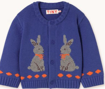 Rabbits Baby Cardigan