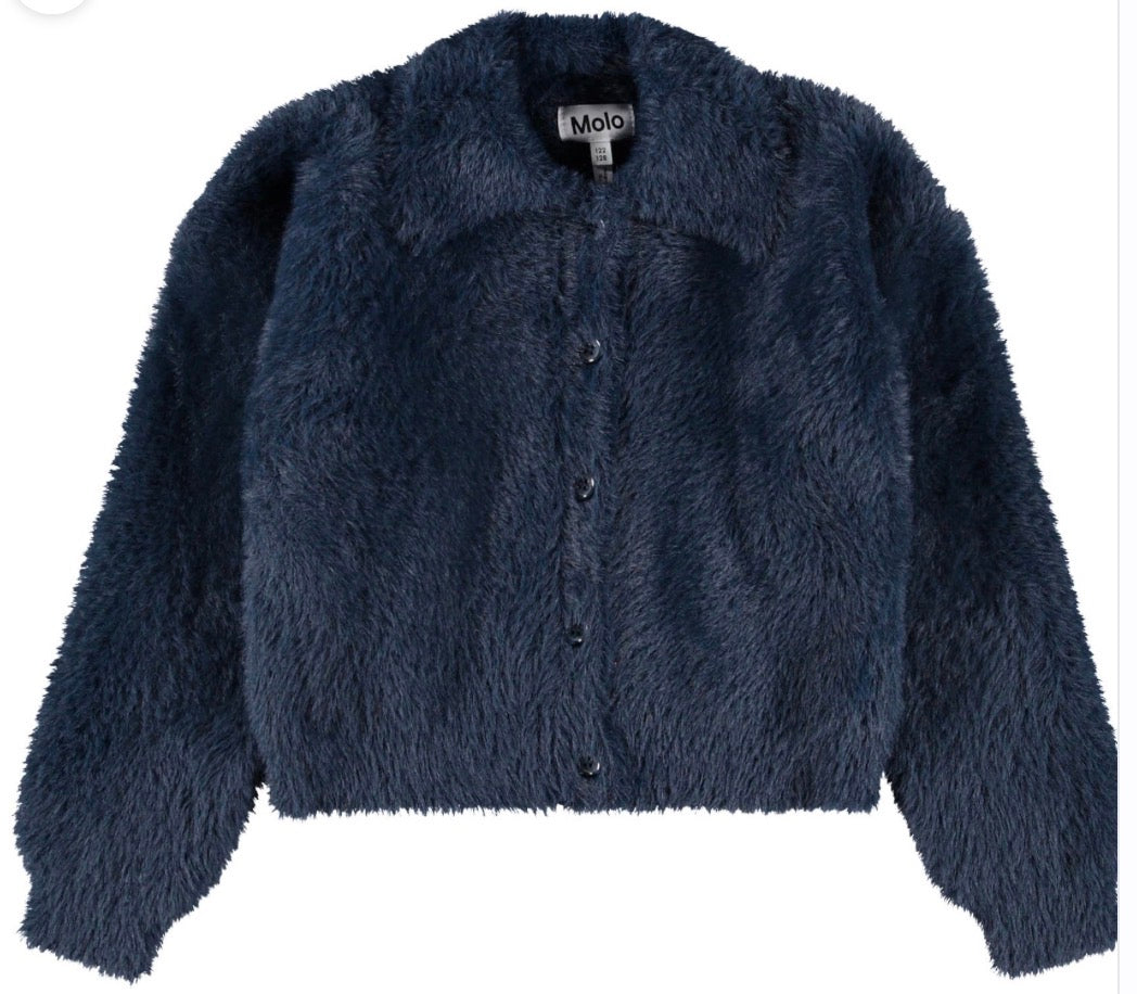 Gwen - Navy Blazer Cardigan
