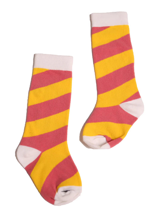 Diagonal Color Block Socks - Sierra Mix