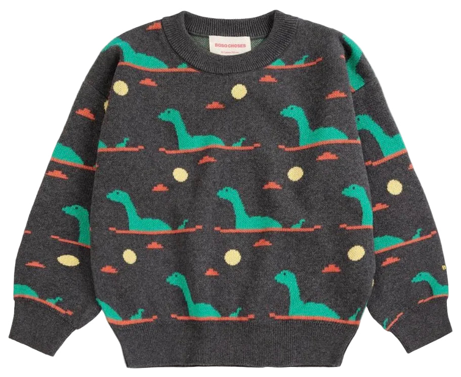Lake Monster All Over Jacquard Sweater