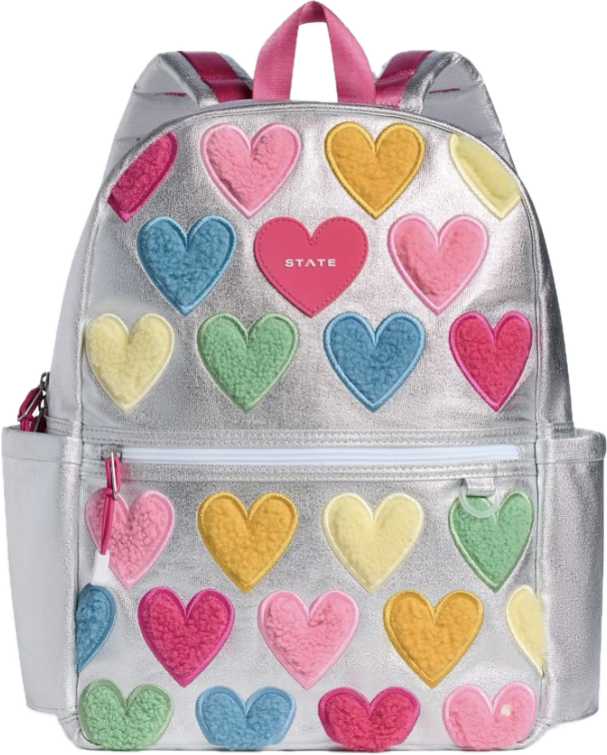 Backpack - Kane Kids Travel - Happy Fuzzy Hearts