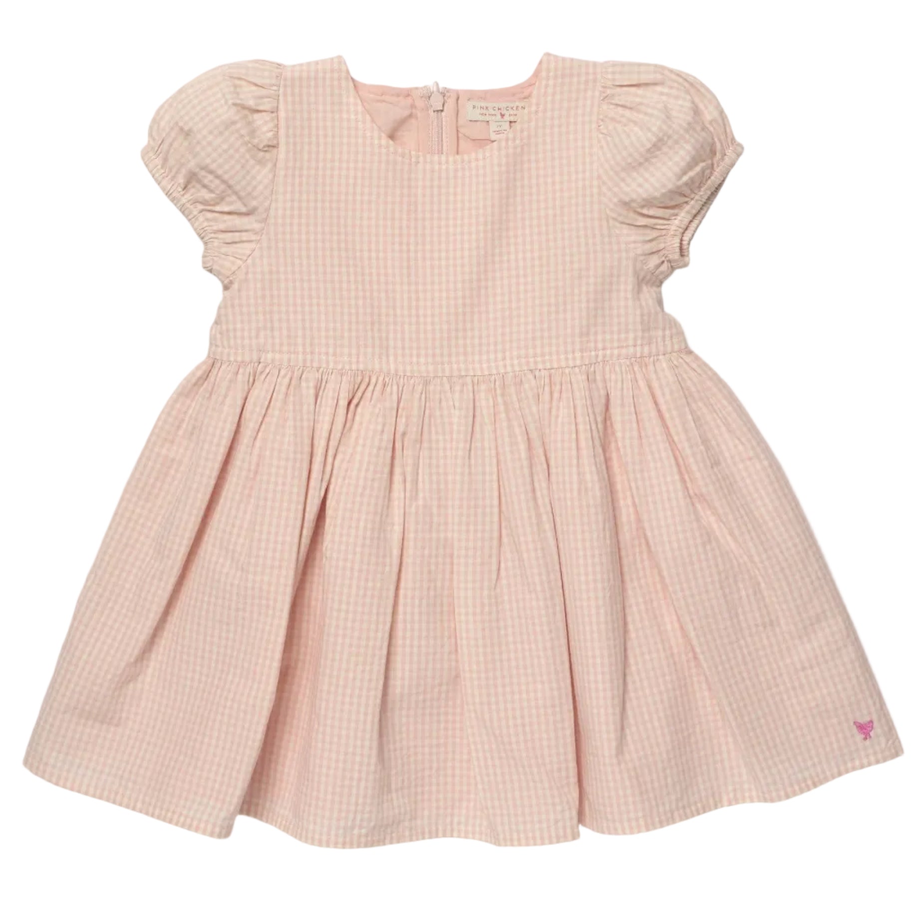 Breyton Dress - Pink Gingham