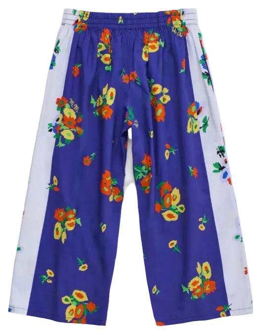 Blossom Patchwork Pants Blue