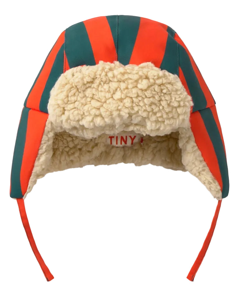 Red Stripes Chapka Hat