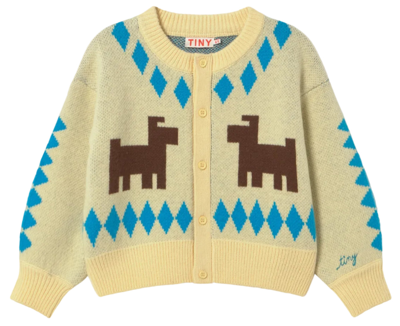 Brown Dogs Baby Cardigan