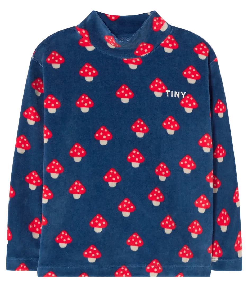 Tiny Mushrooms Mockneck