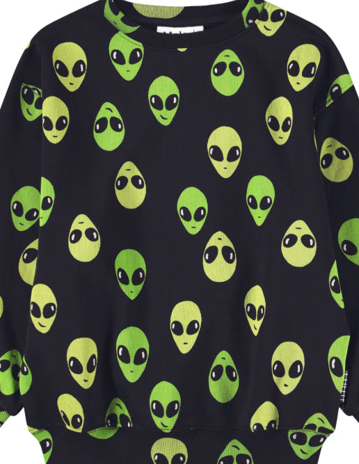 Monti Sweatshirt - Alien Faces