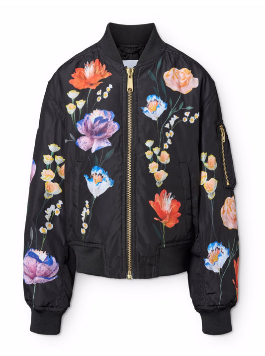 Hedia Bomber Jacket - Paper Flora