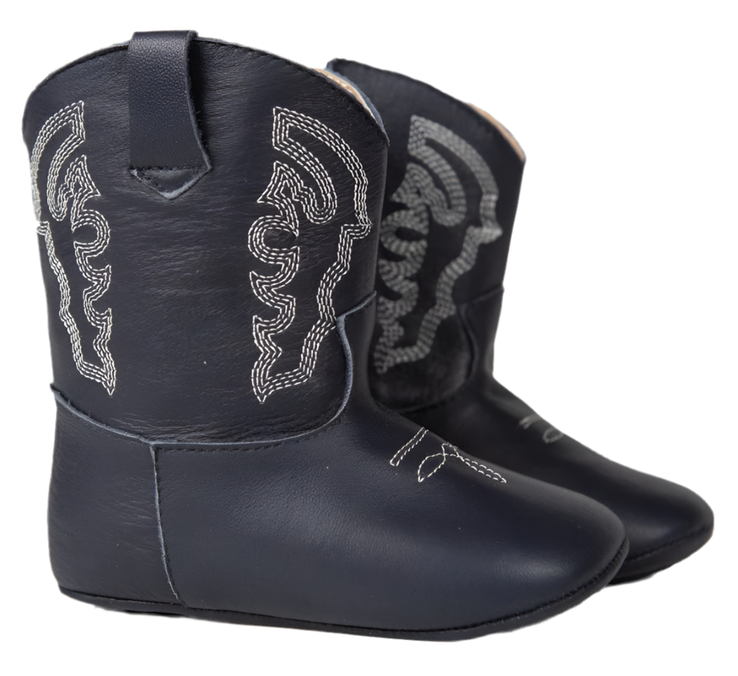 Plano Cowboy Boots - Navy